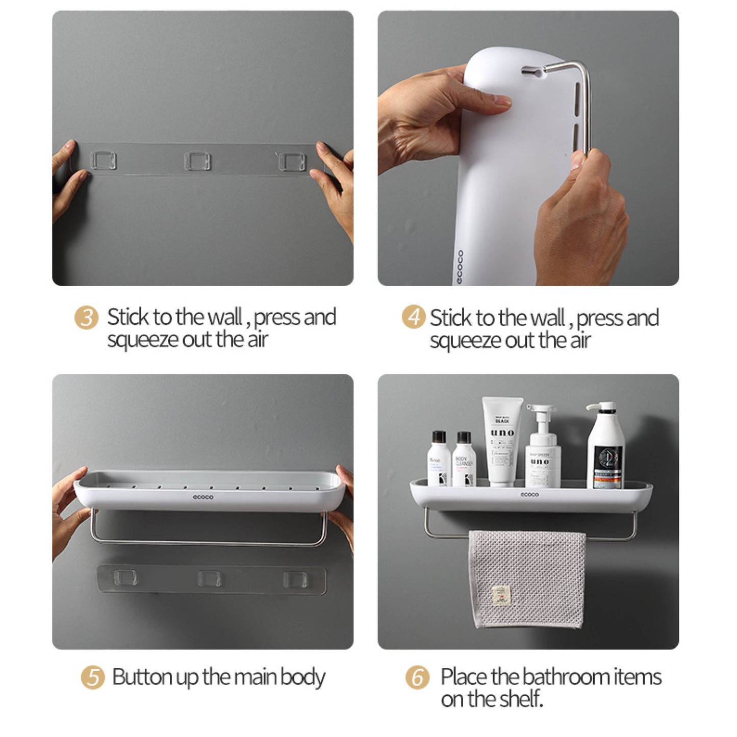 Organizér do koupelny (celá sada)