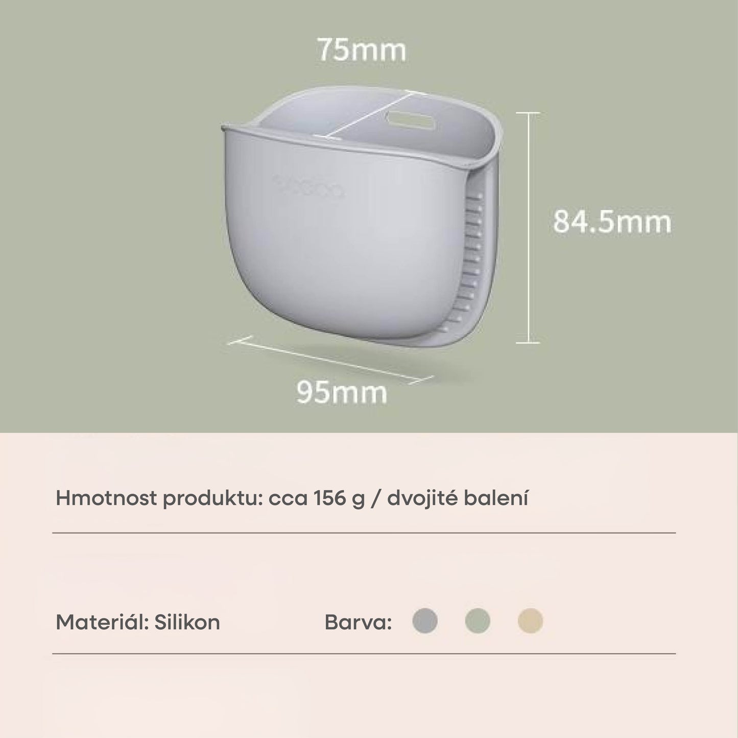 Silikonová chňapka