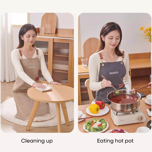 Voděodolná zástěra s popruhy