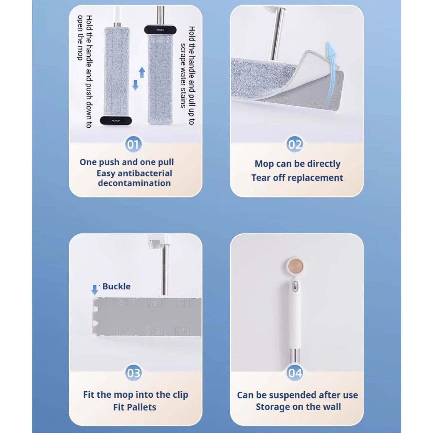 Samoždímací mop na podlahy