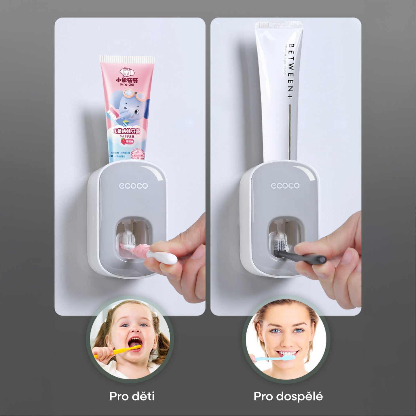 Automatický dávkovač zubní pasty