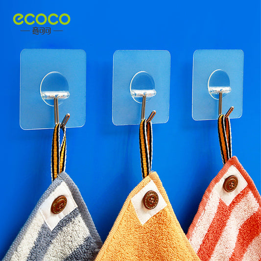 Průhledné samolepící háčky