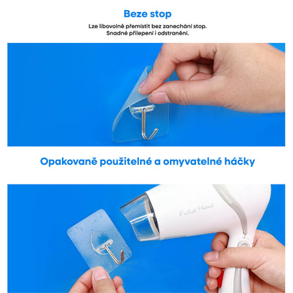 Výhodné balení: Háčky bez vrtání