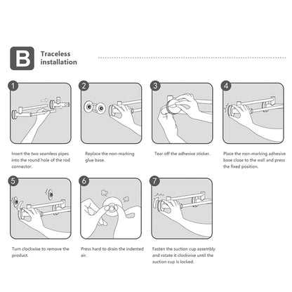 Dvouramenný držák na ručníky s přísavkou