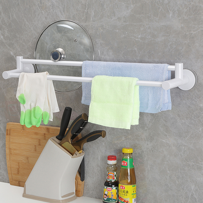 Dvouramenný držák na ručníky s přísavkou