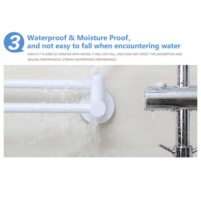 Dvouramenný držák na ručníky s přísavkou