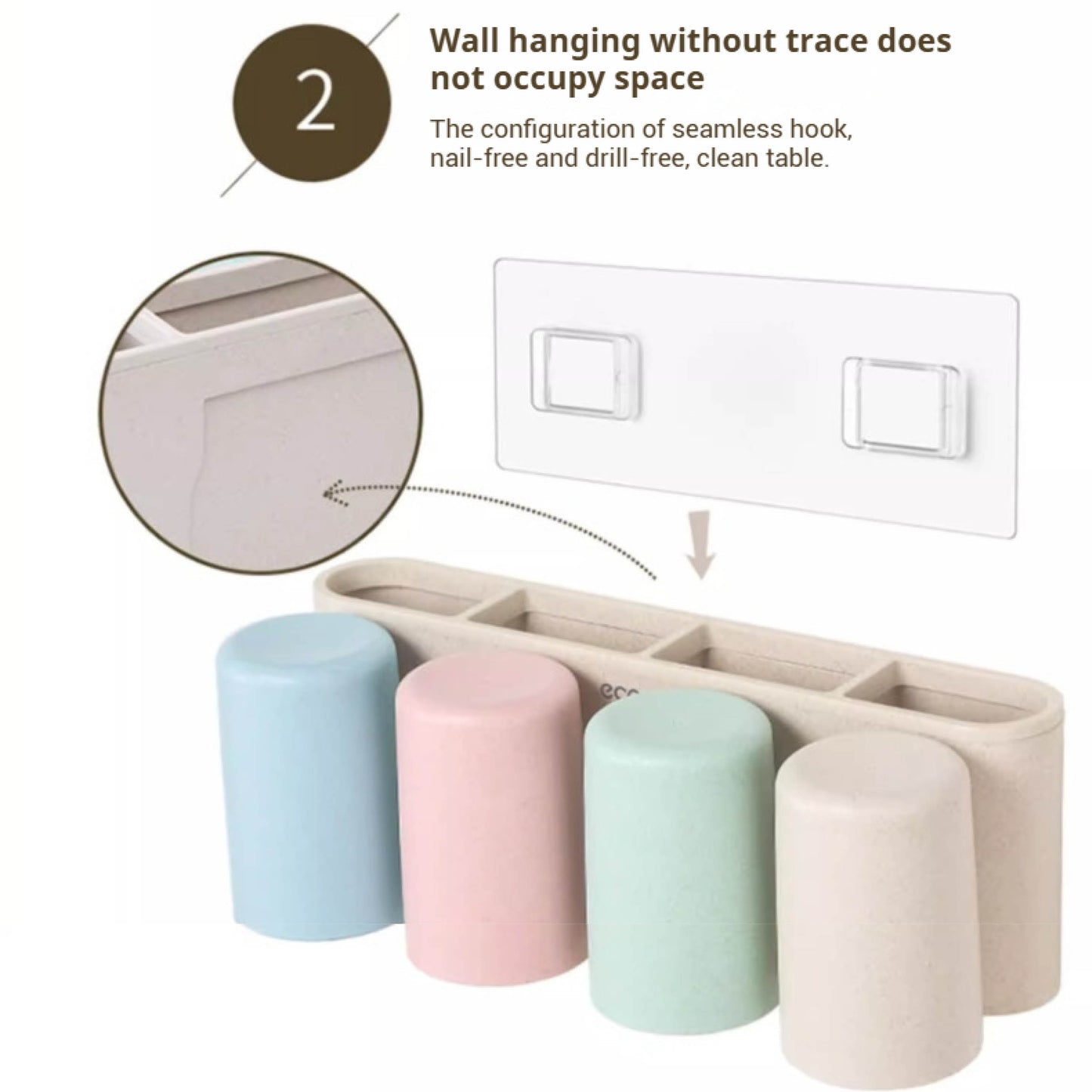 Držák na zubní kartáčky