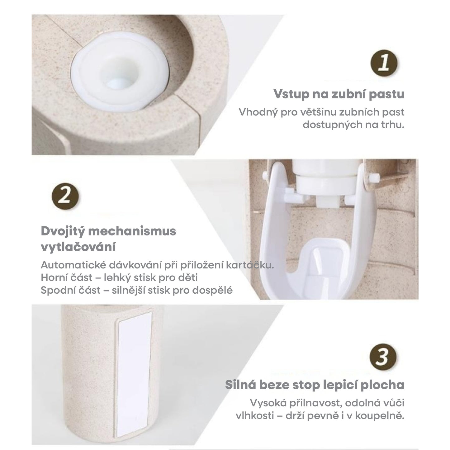 Automatický dávkovač zubní pasty