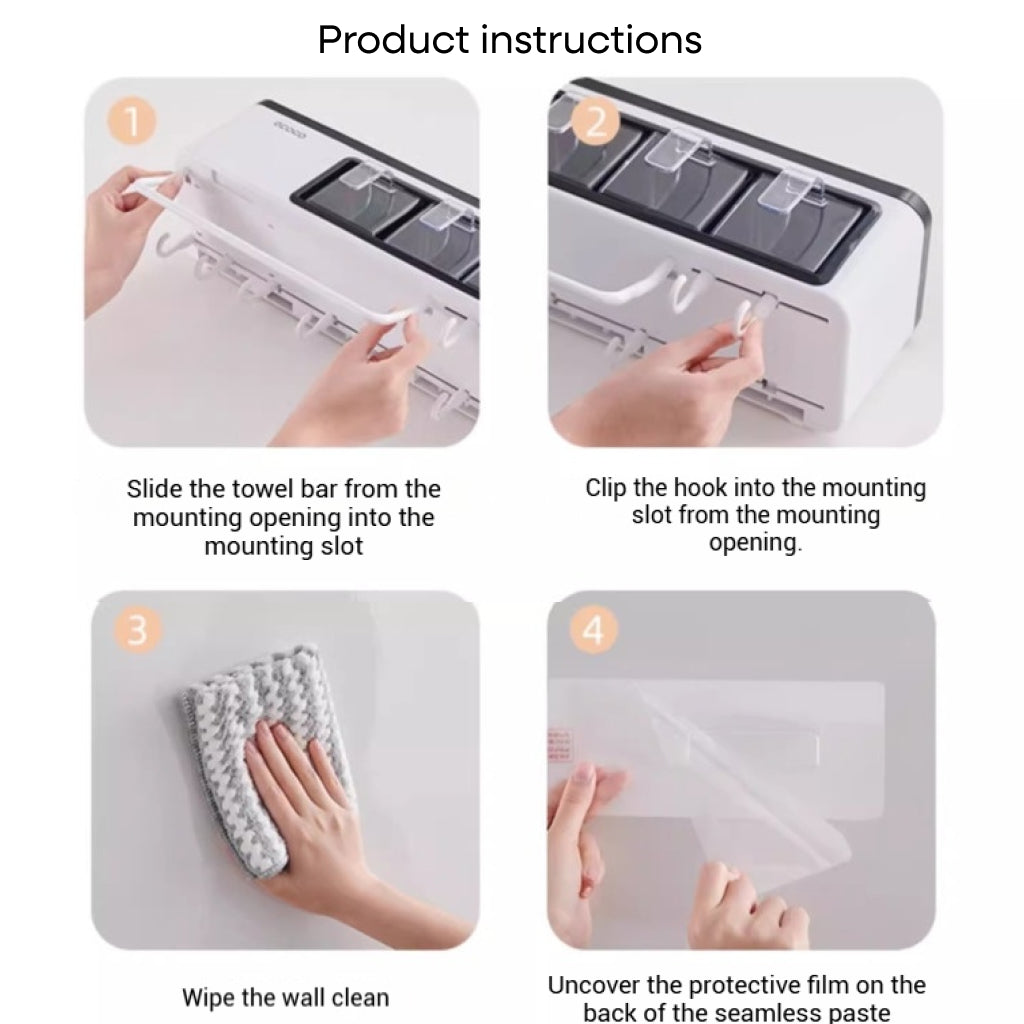 Multifunkční nástěnný držák do kuchyně