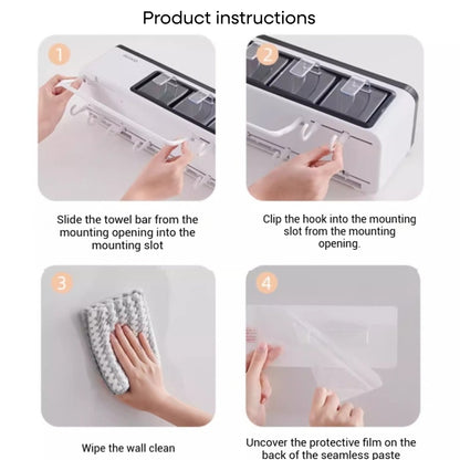 Multifunkční nástěnný držák do kuchyně