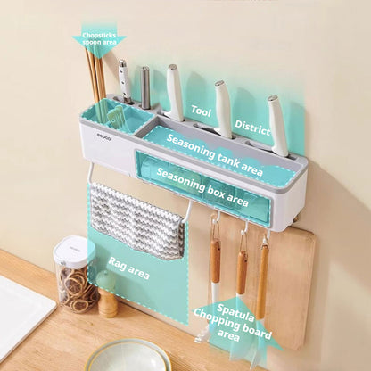 Multifunkční nástěnný držák do kuchyně