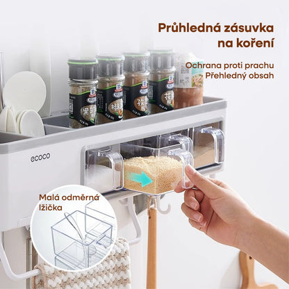 Multifunkční nástěnný držák do kuchyně