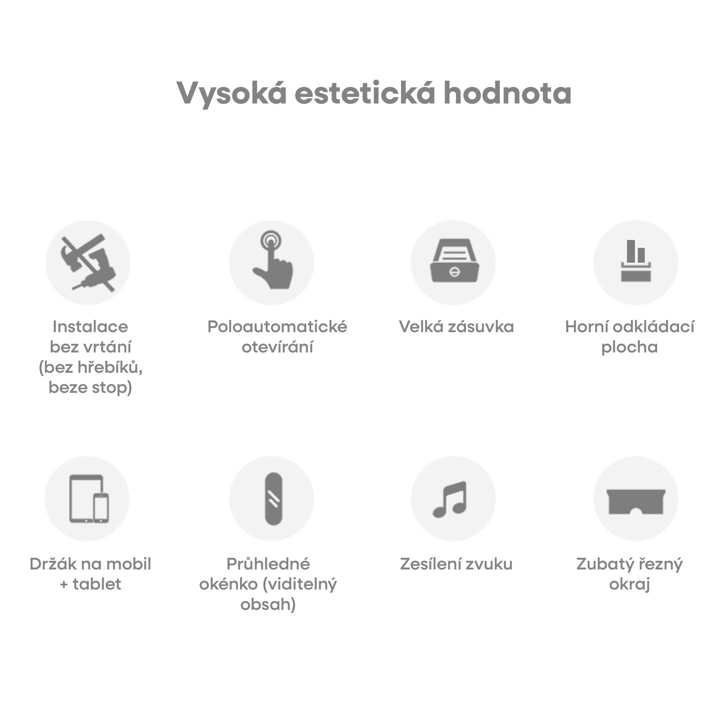 Dvoupatrový box na ubrousky
