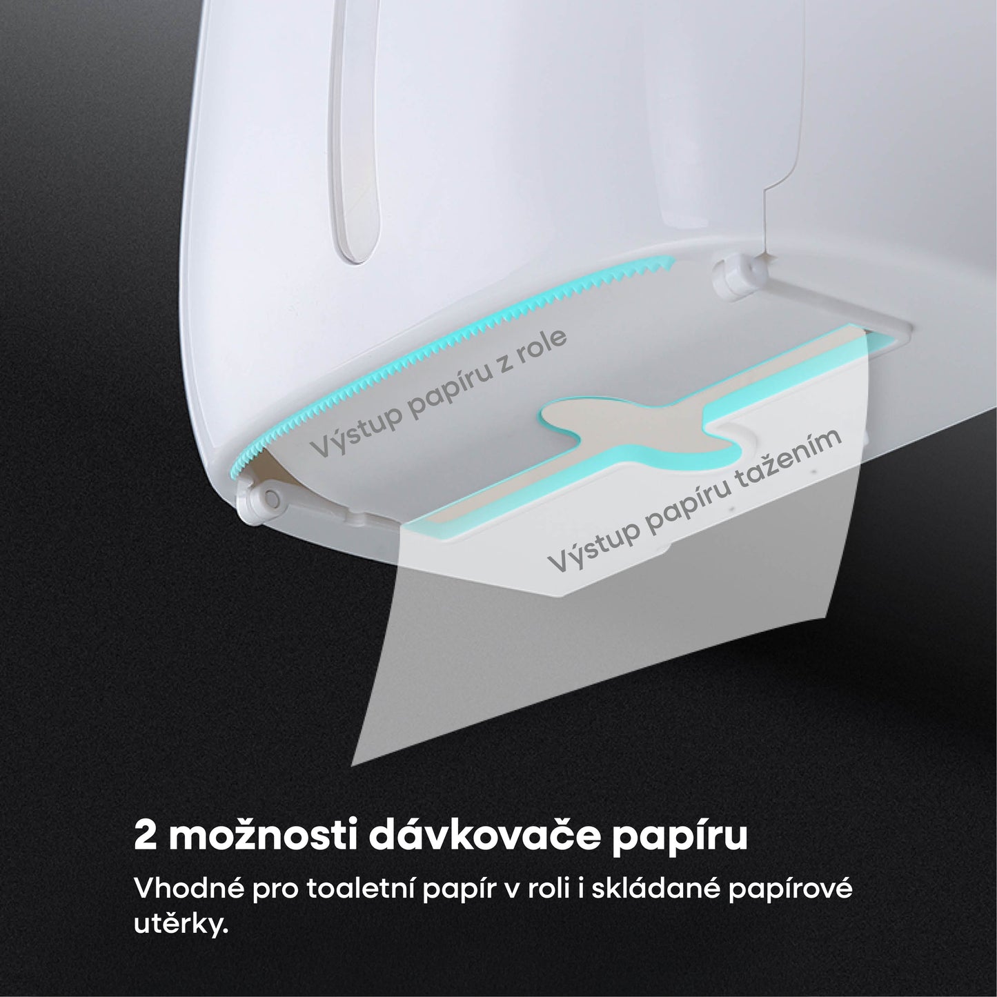 Dvoupatrový box na ubrousky