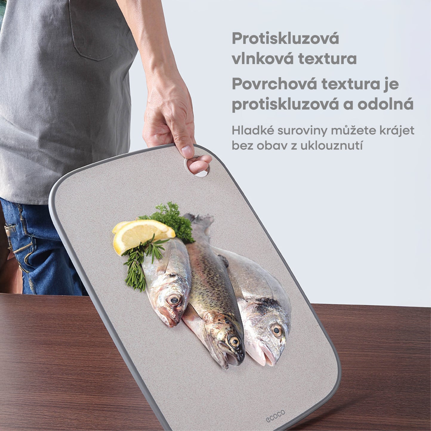 Prkénko na krájení z pšeničné slámy