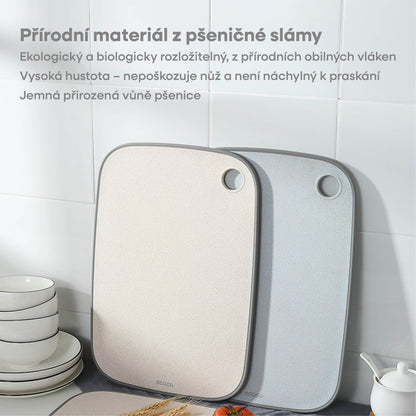 Prkénko na krájení z pšeničné slámy
