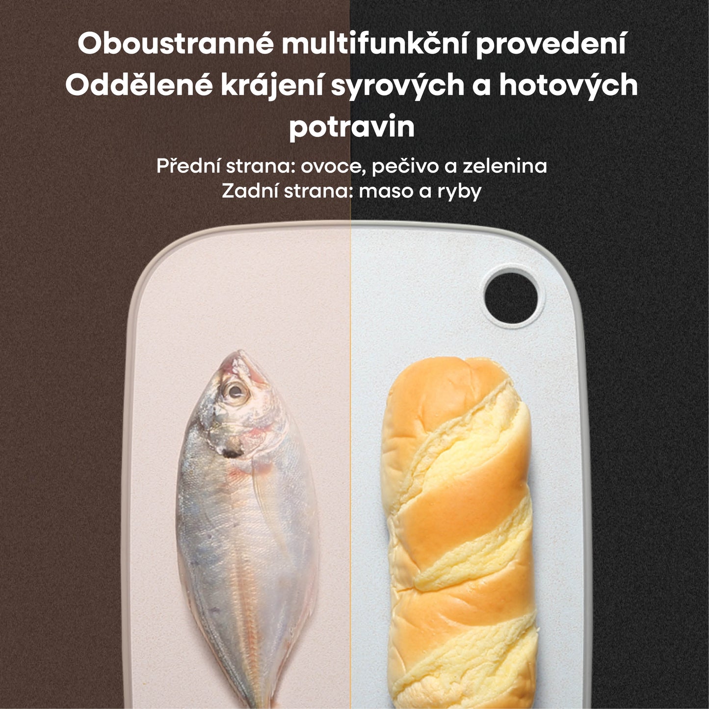 Prkénko na krájení z pšeničné slámy