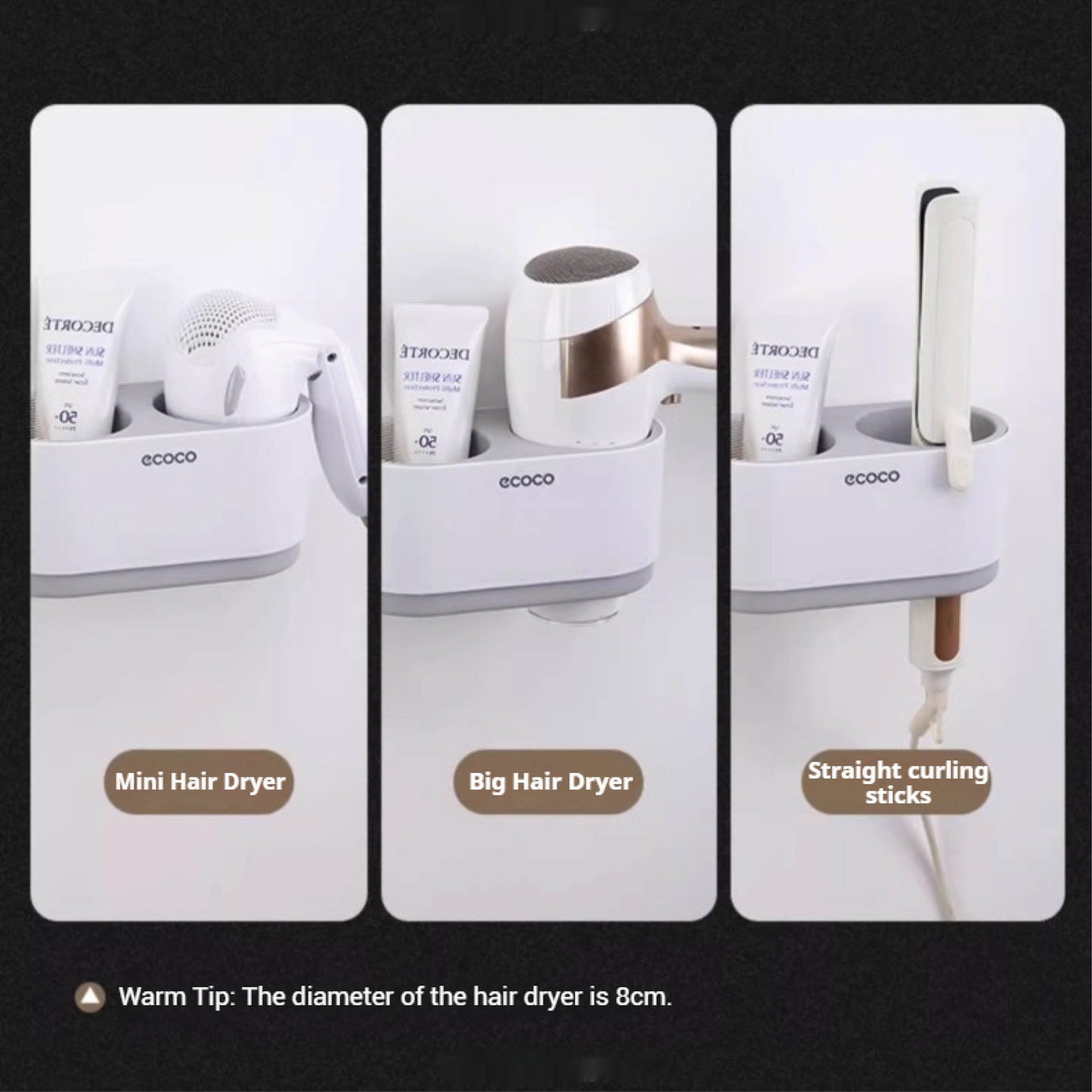 Multifunkční držák na fén