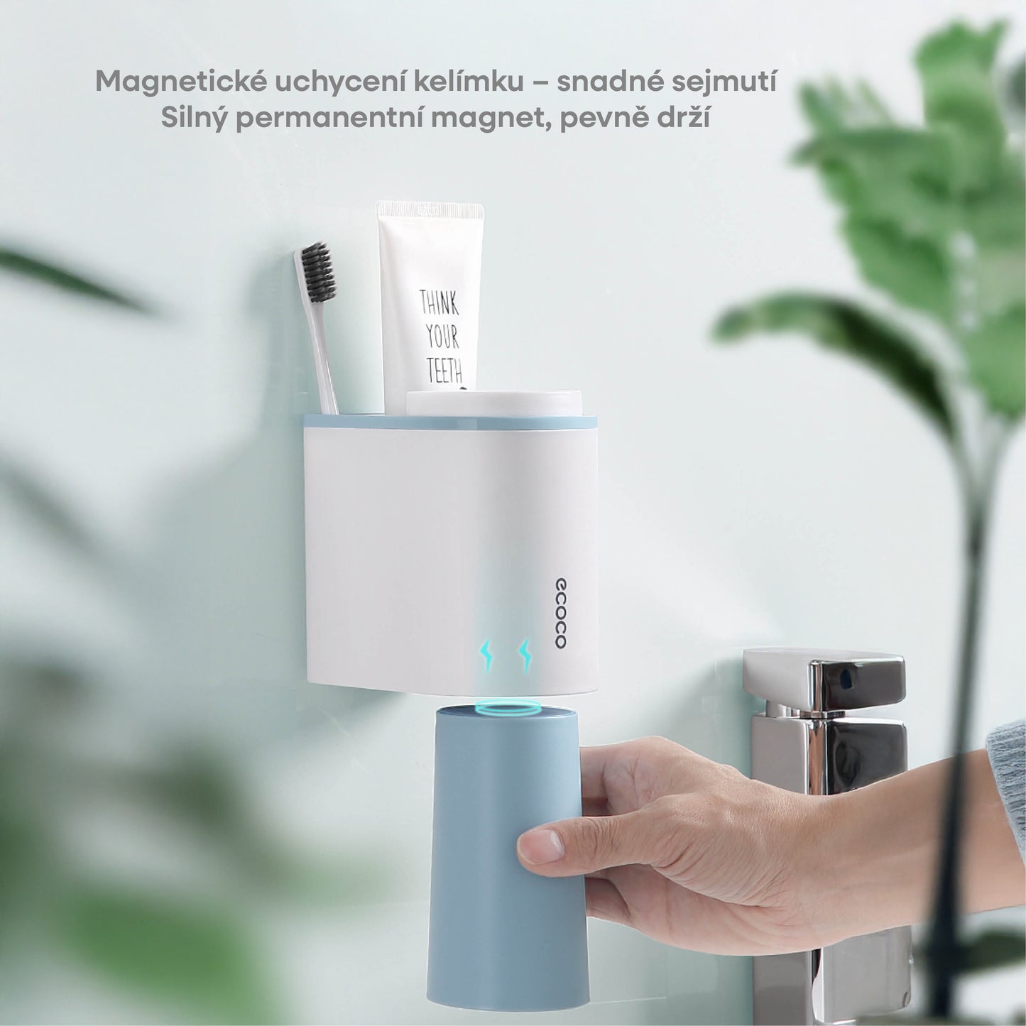 Magnetická sada kelímků na ústní vodu