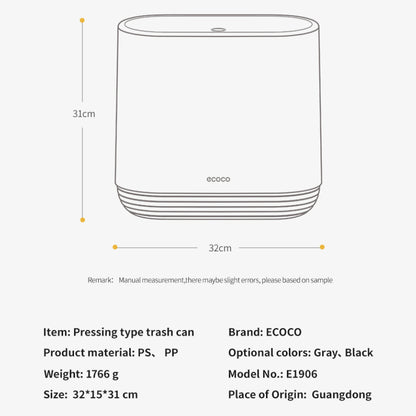 Odpadkový koš s otev. na dotek