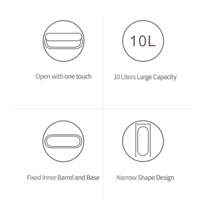 Odpadkový koš s otev. na dotek