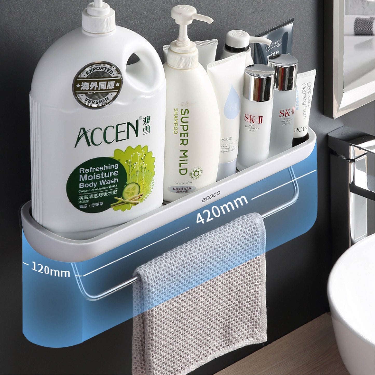 Organizér do koupelny (celá sada)