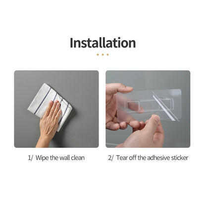 Nástěnný držák se skleničkou na zubní kartáčky (3ks)