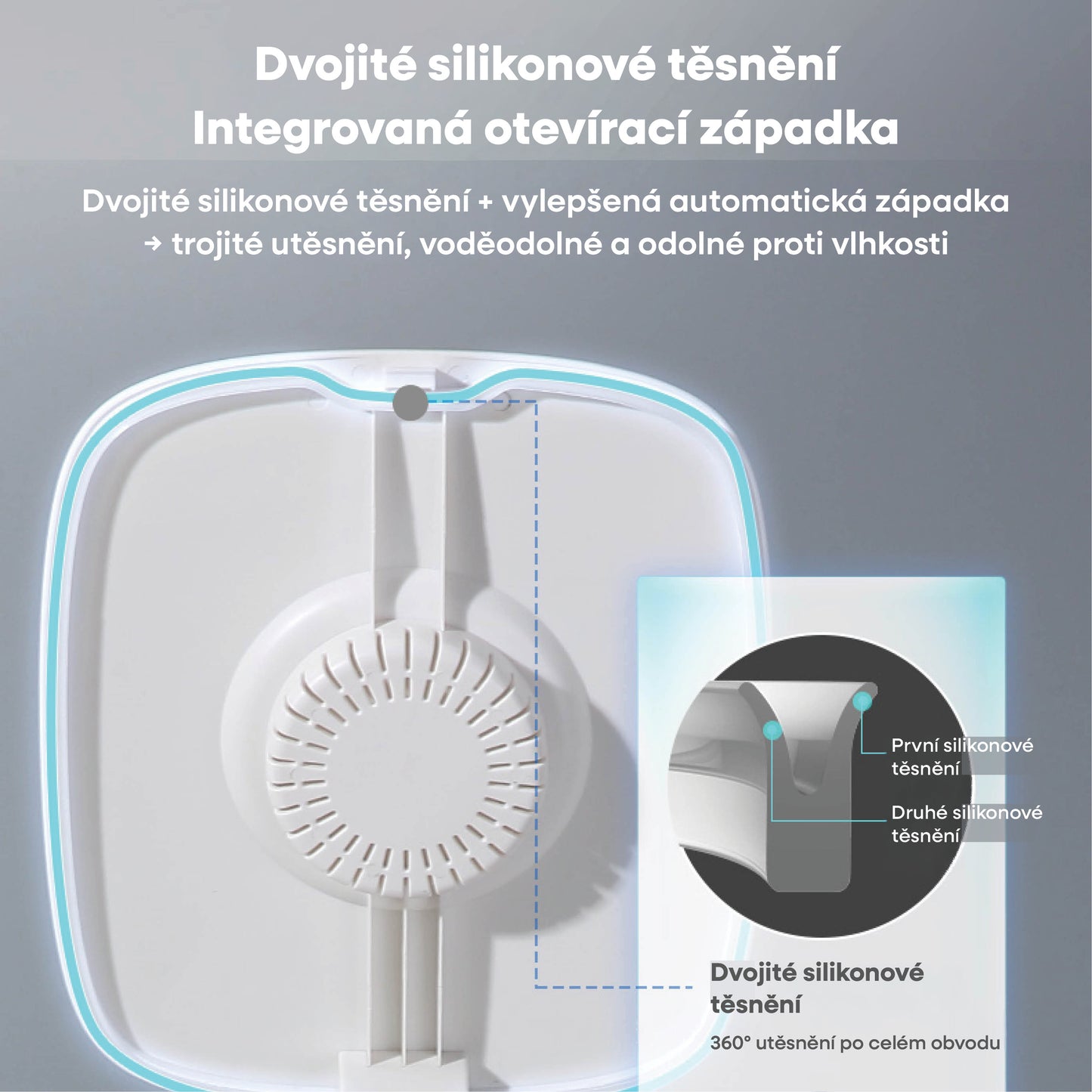 Zásobník na rýži s automatickým otevíráním (velký)