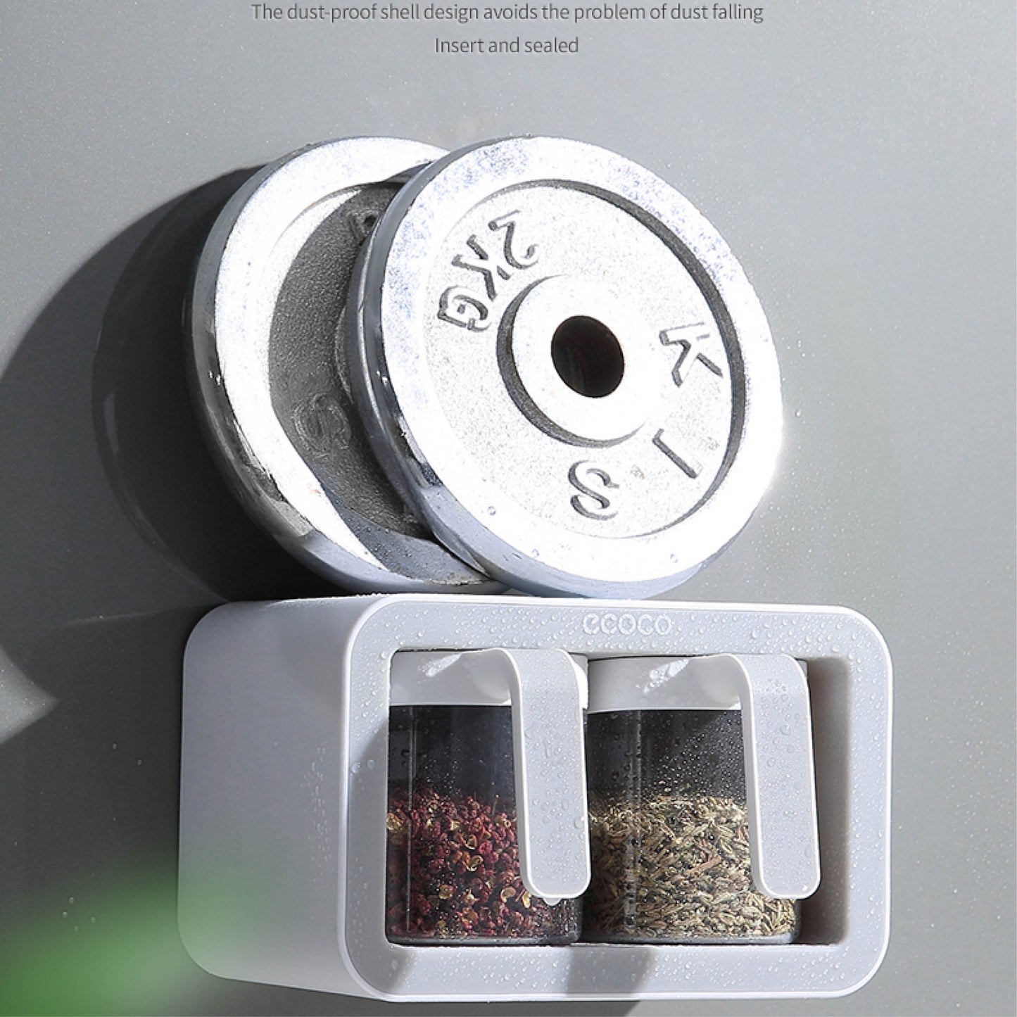 Závěsný box na koření (2 dózy)