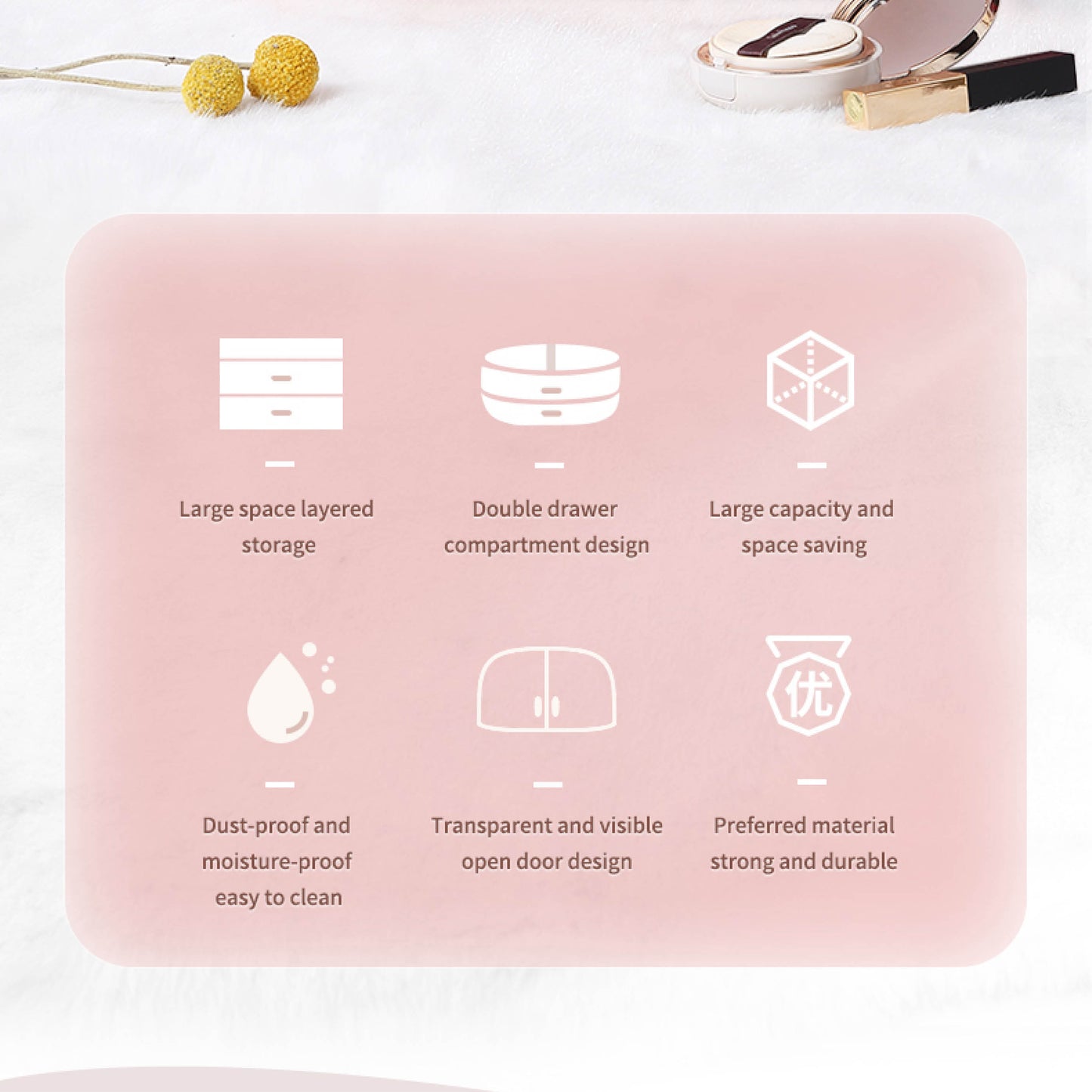 Organizér na kosmetiku (velký)