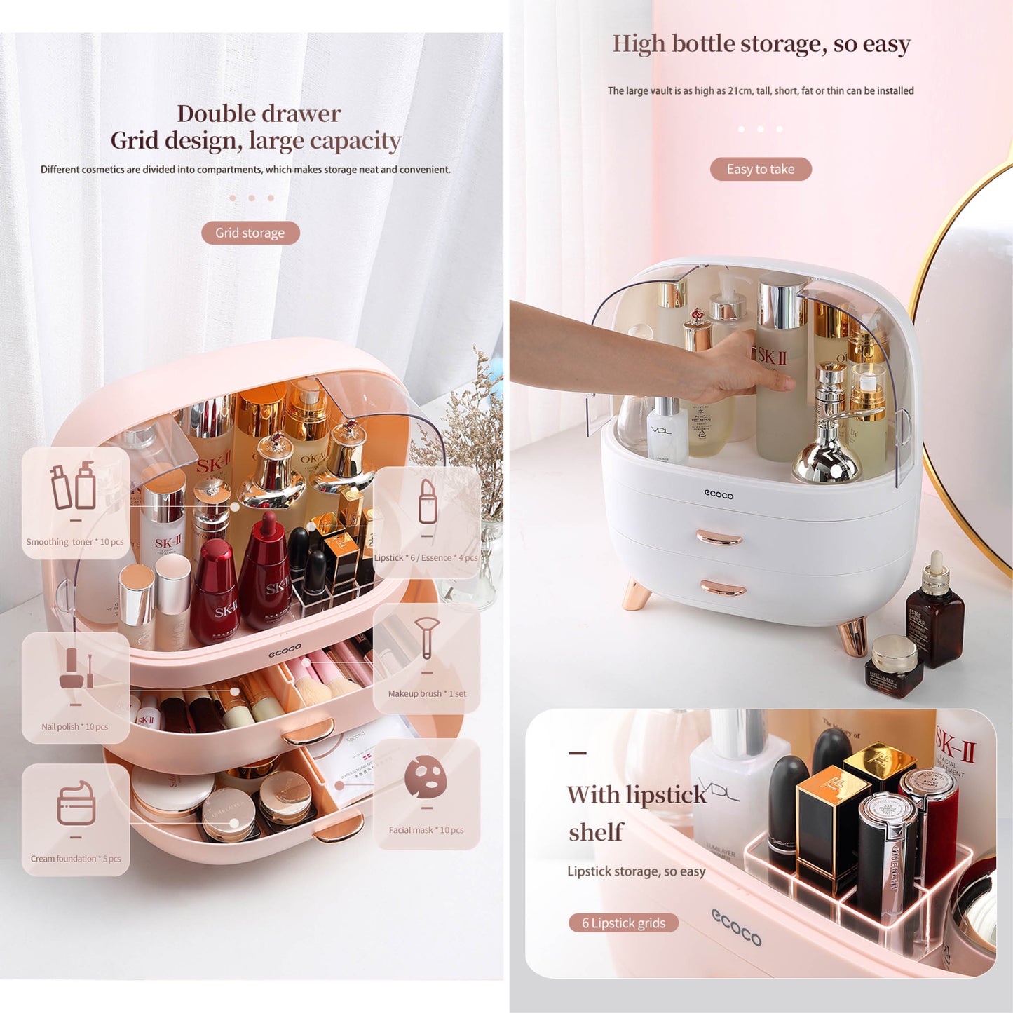 Organizér na kosmetiku (velký)