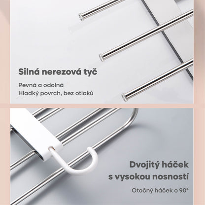 Skládací věšák na kalhoty