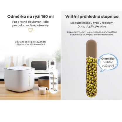 Zásobník na rýži s automatickým otevíráním (malý)