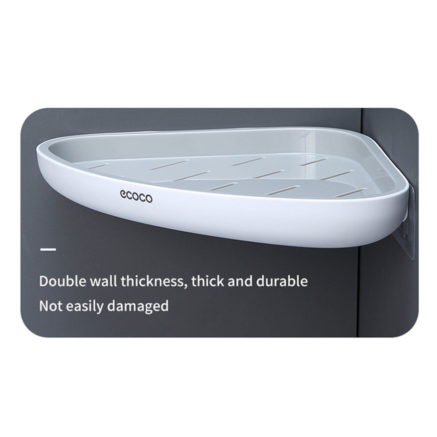 Rohová police do sprchy