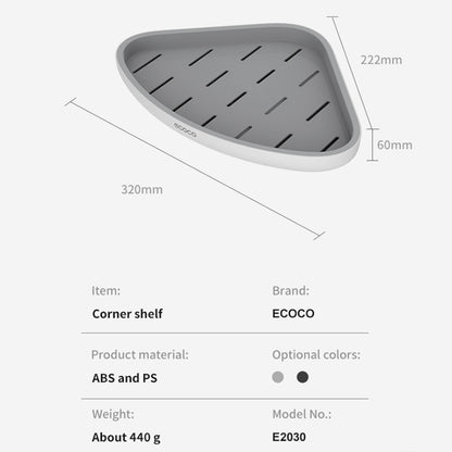 Rohová police do sprchy