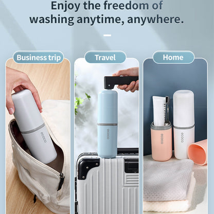 Přenosné pouzdro na zubní kartáčky a pastu