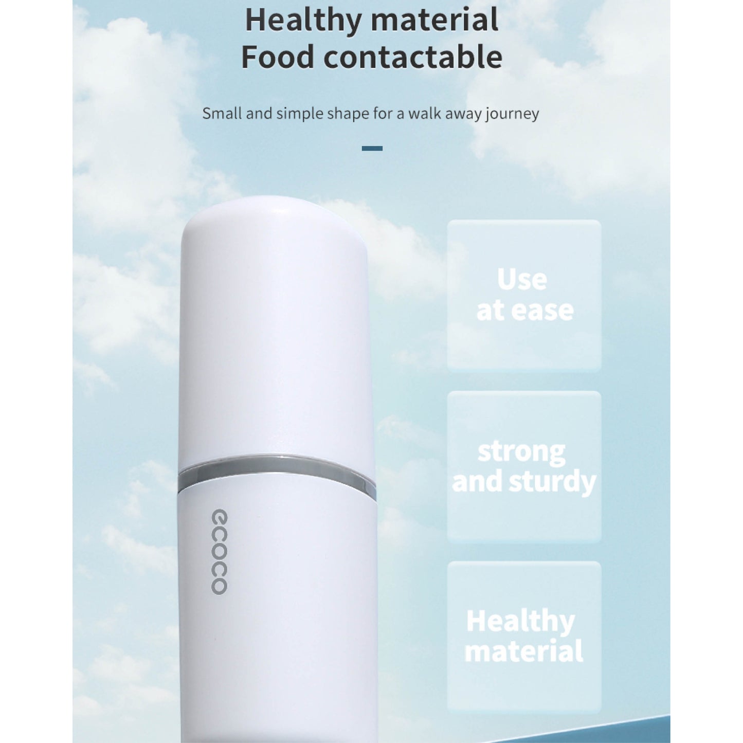 Přenosné pouzdro na zubní kartáčky a pastu