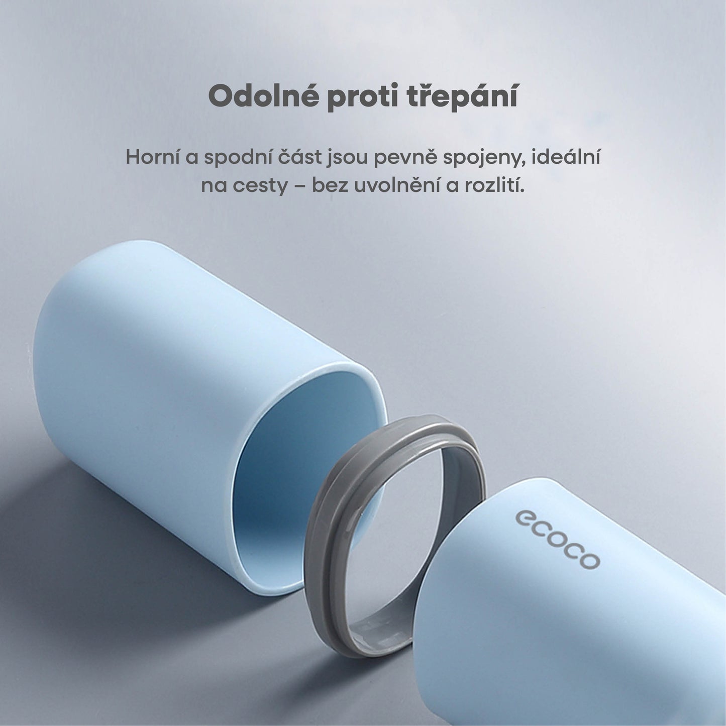 Přenosné pouzdro na zubní kartáčky a pastu