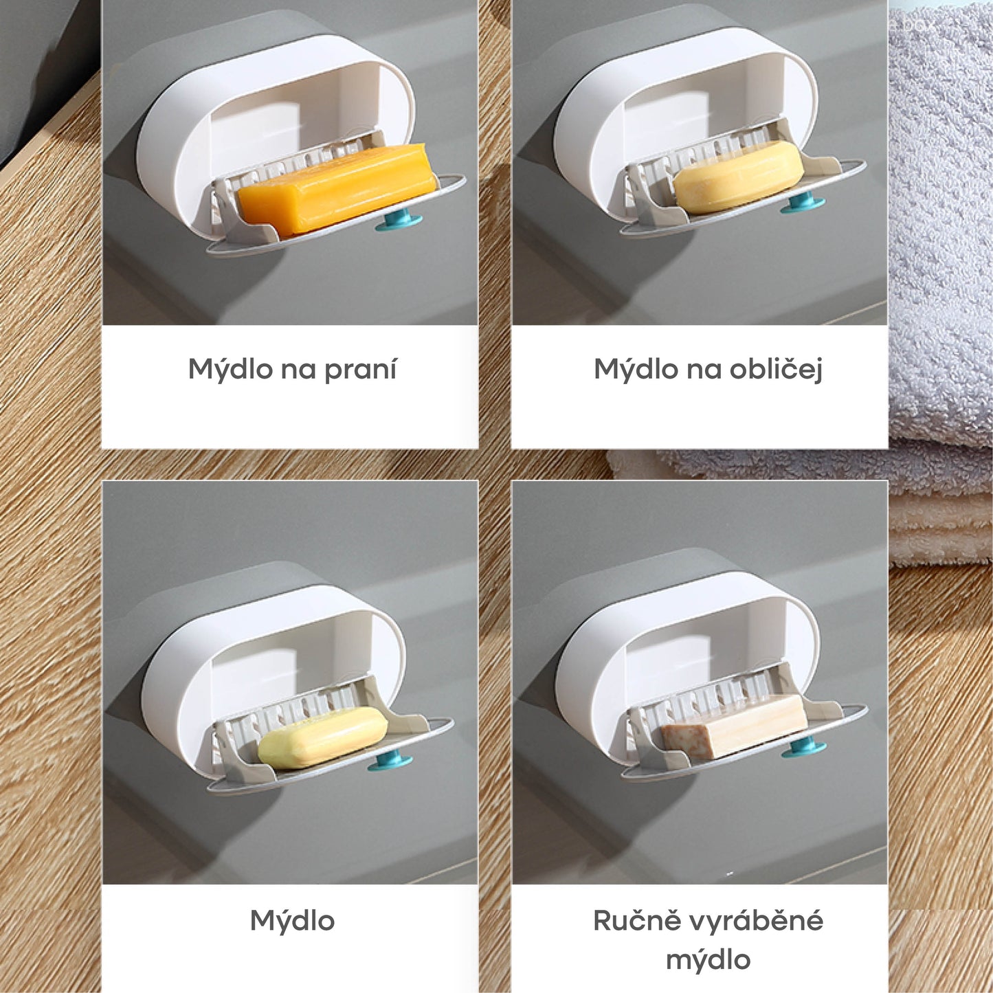 Nástěnná miska na mýdlo