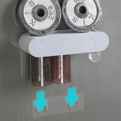 Magnetický nástěnný držák na zubní kartáčky