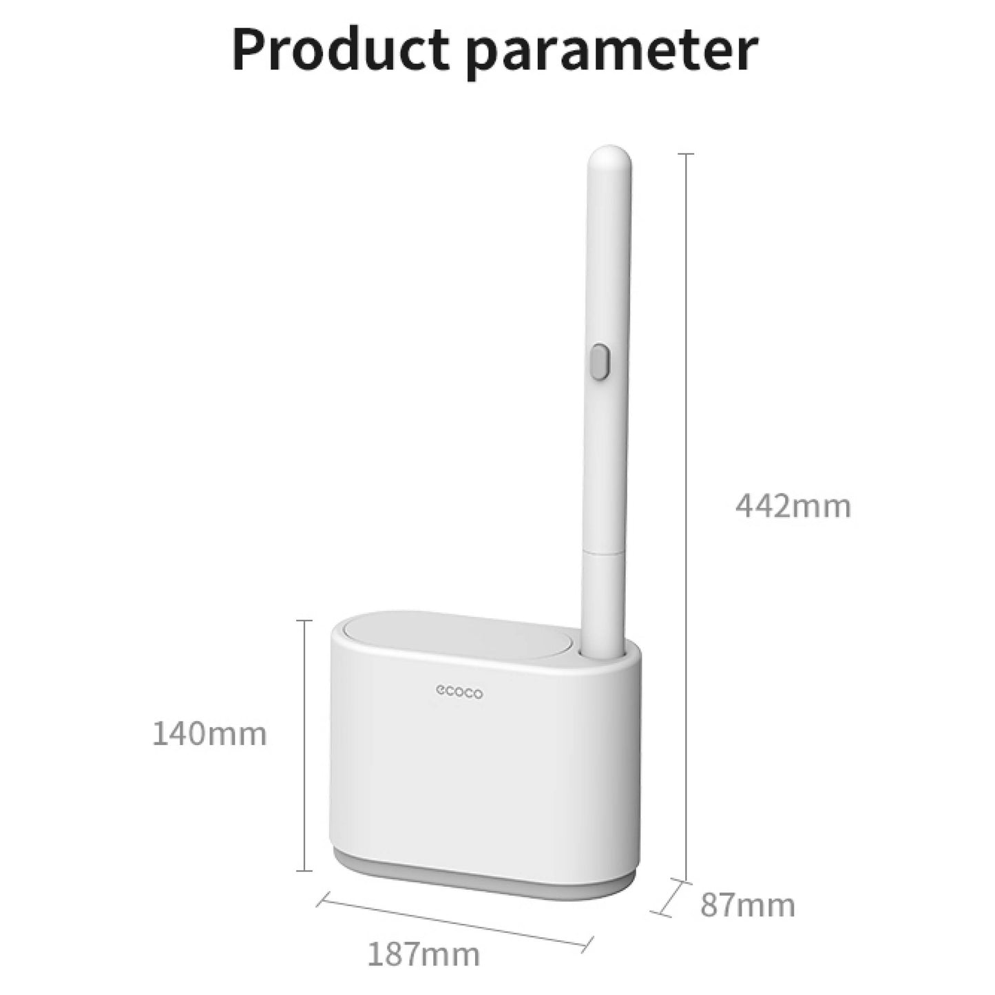 Jednorázový kartáč na WC (malý)