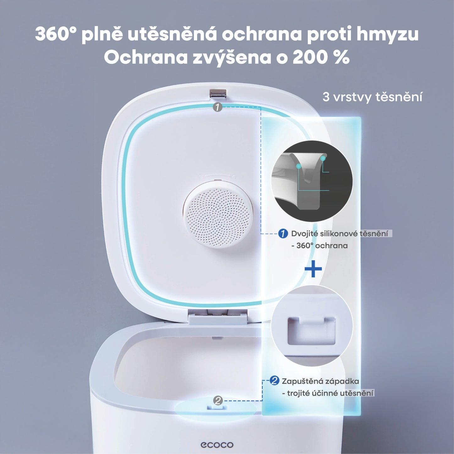 Zásobník na rýži s automatickým otevíráním (velký)