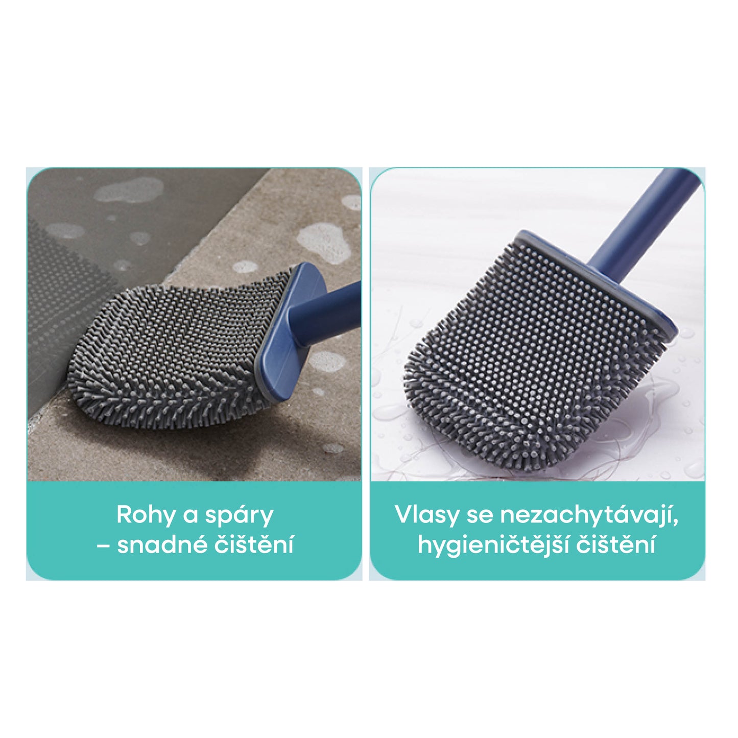 Nástěnný WC kartáč