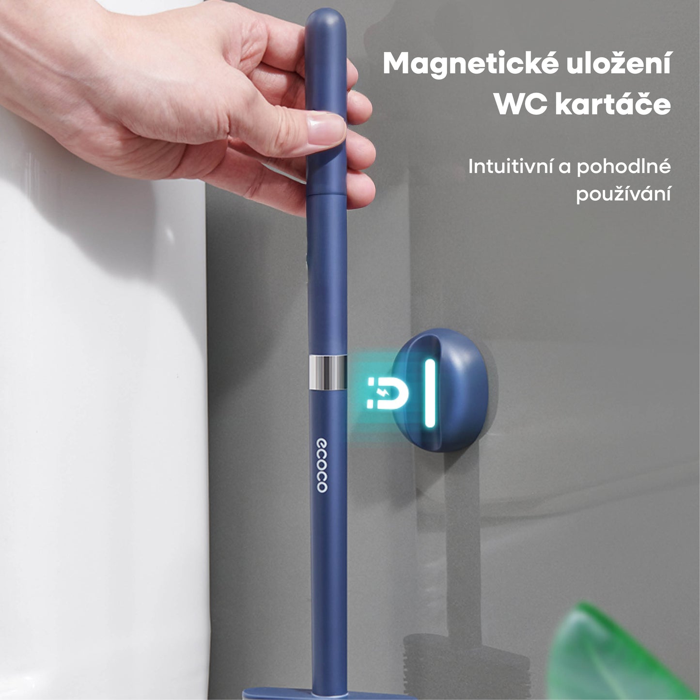 Nástěnný WC kartáč