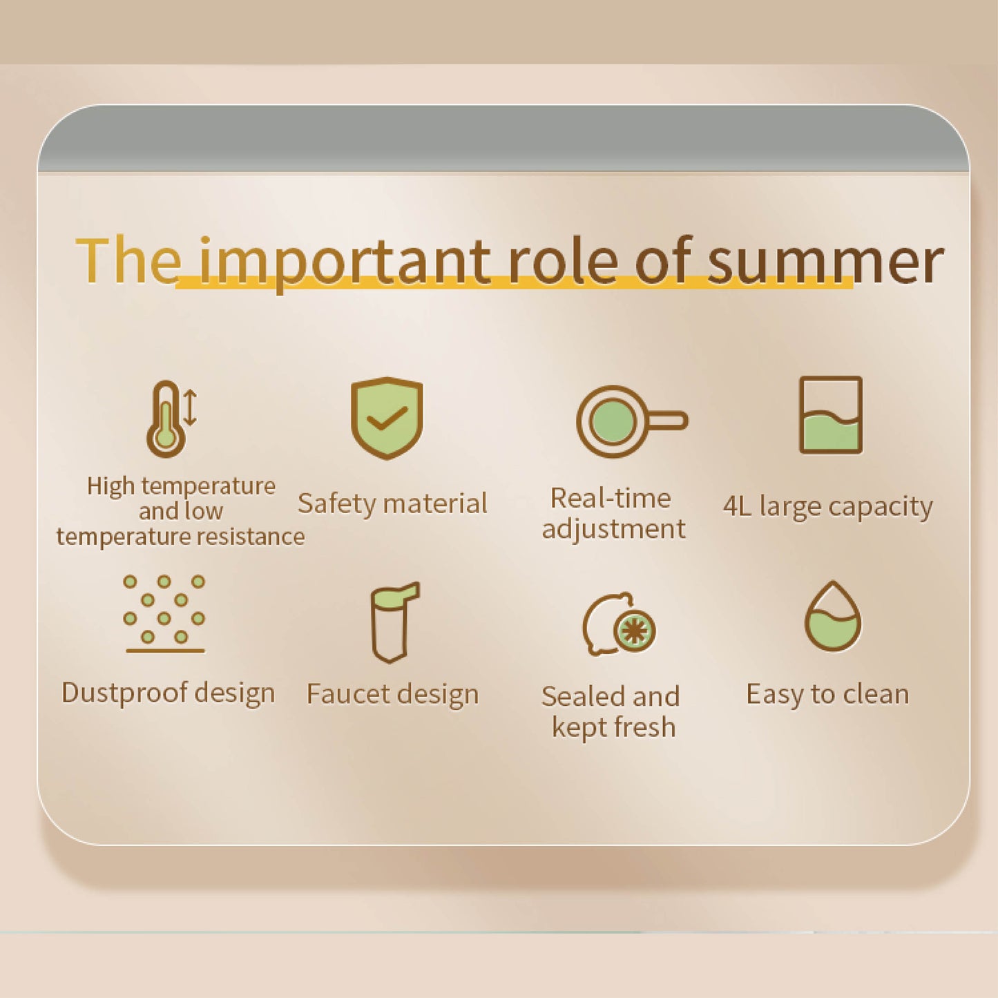 Nádoba s kohoutkem do lednice