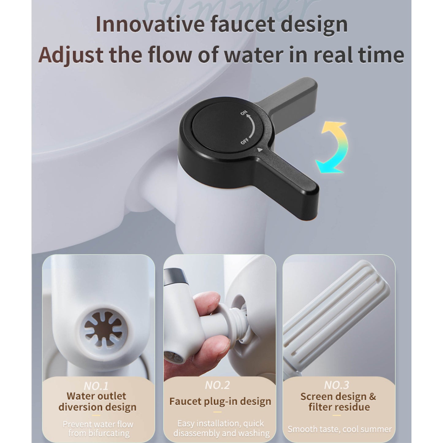 Nádoba s kohoutkem do lednice