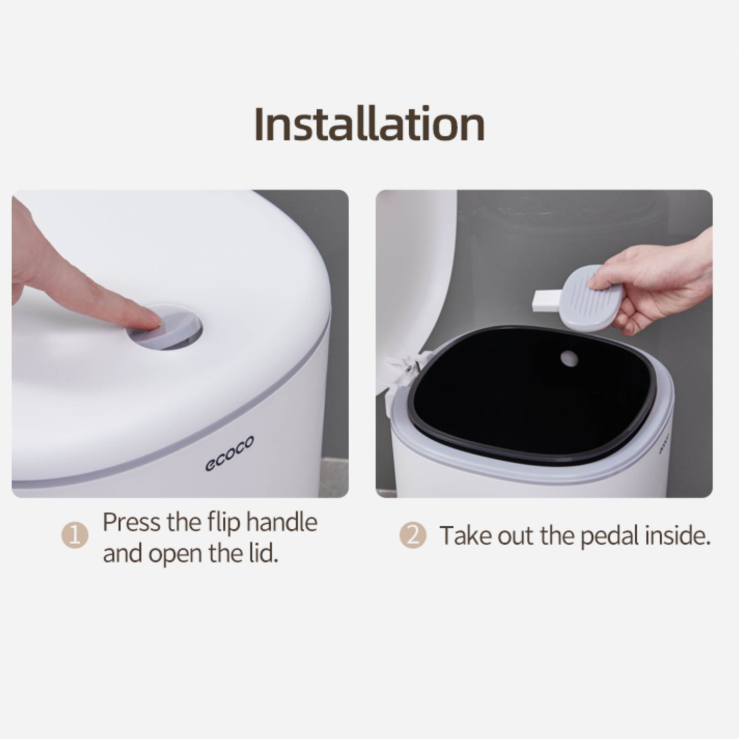 Odpadkový koš s pedálem – malý