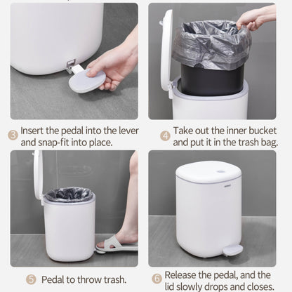 Odpadkový koš s pedálem – malý