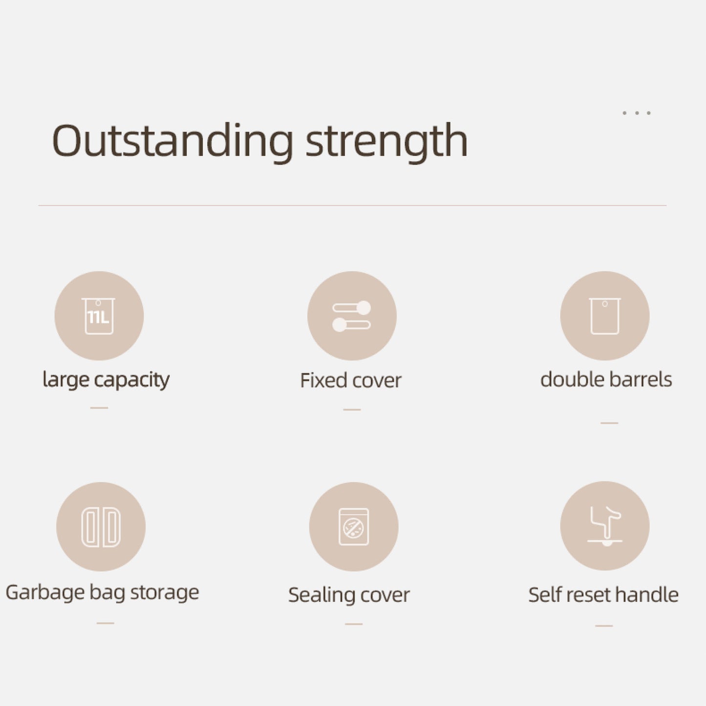 Odpadkový koš s pedálem – malý