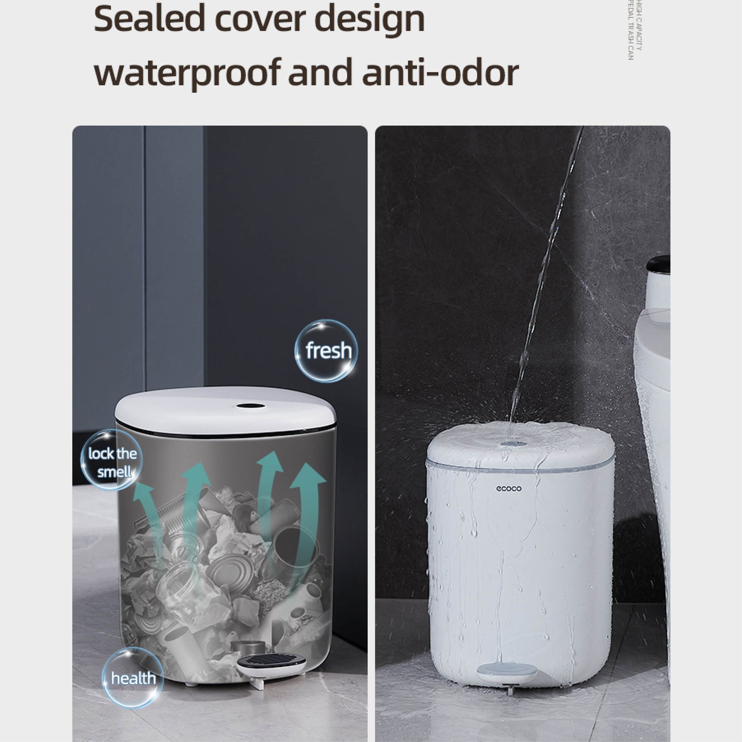 Odpadkový koš s pedálem – malý